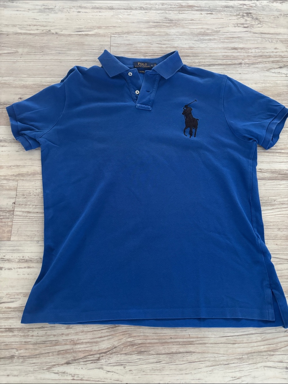 Polo by Ralph Lauren Royal Blue Short-Sleeve Polo with Black Pony